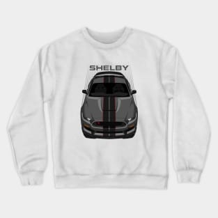 Ford Mustang Shelby GT350R 2015 - 2020 - Magnetic Grey - Black Stripes Crewneck Sweatshirt